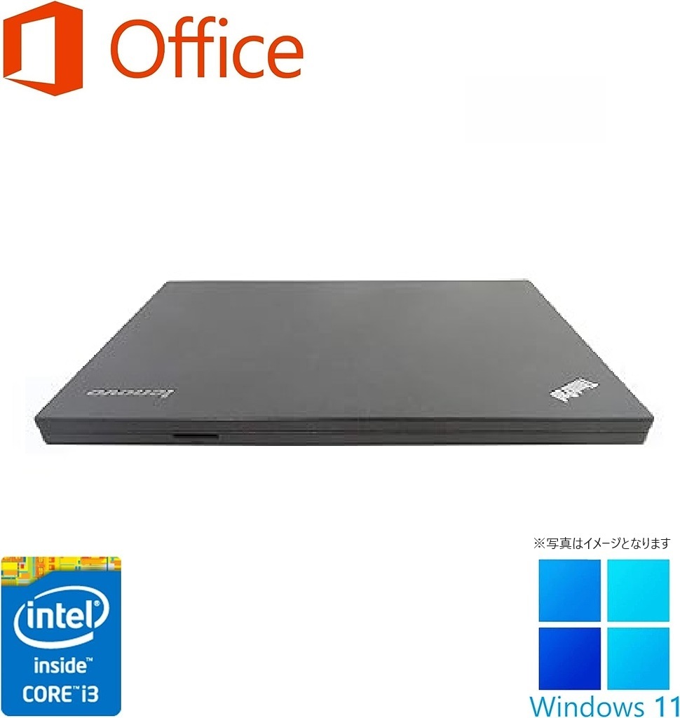 Lenovo ノートPC T450/14型/MS Office 2019/Win 11 Pro/Core i3-5010U